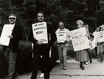 1988 FA members on strike for contract
