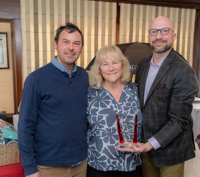 Nic Pestieau, Mary Griffin, and Dante Morelli