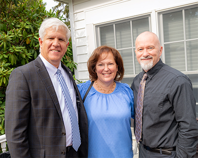 SCCC President Ed Bonahue, Tina Smith-Bonahue, and John Capurso